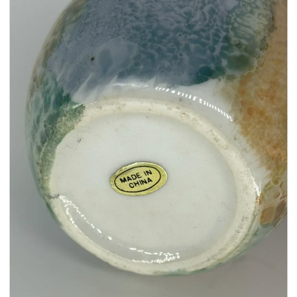 Beach Water Waves Pearlescent Bud Vase 6